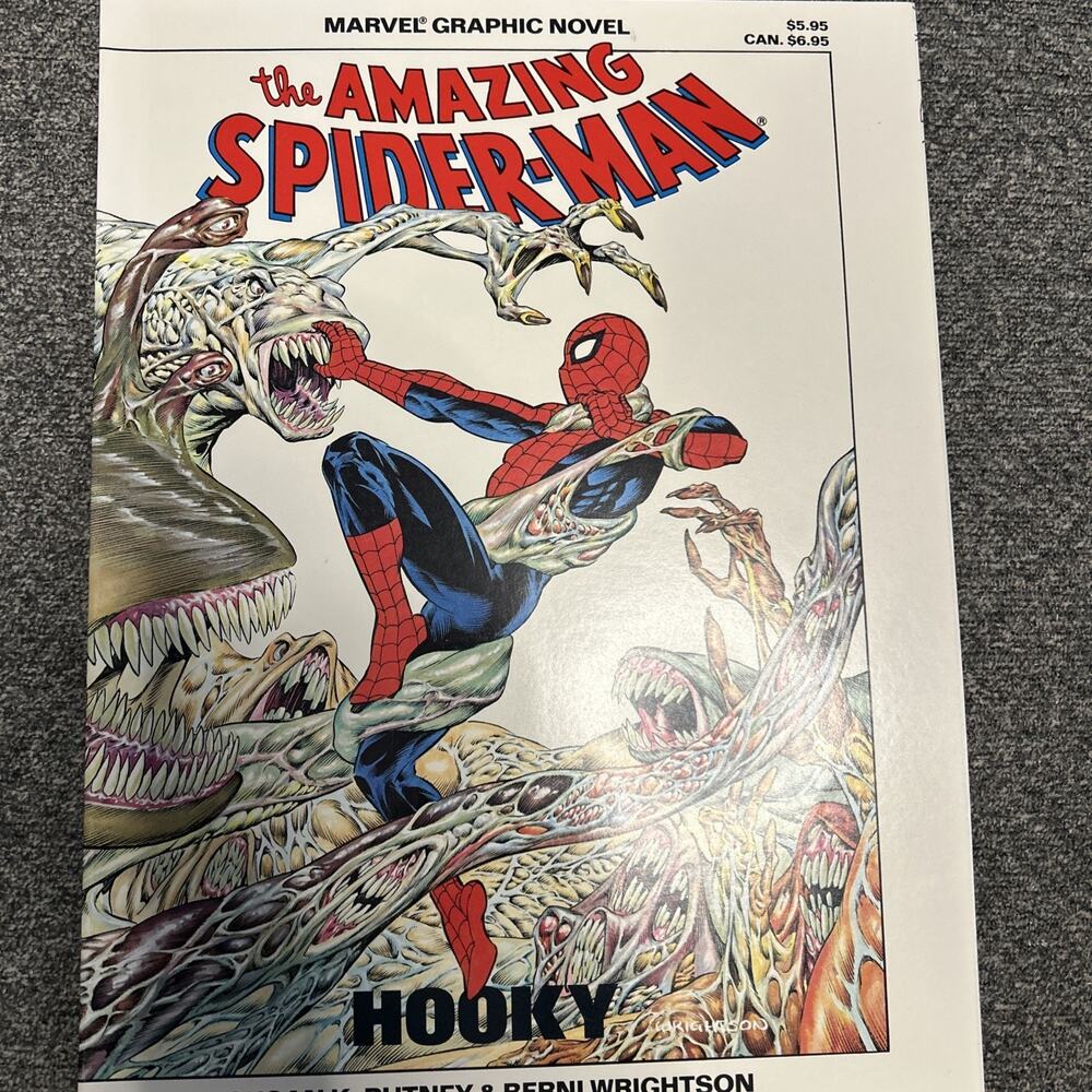 Marvel Graphic Novel The Amazing Spider-Man: Hooky 1986 Putney & Wrightson